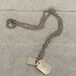 Chain Necklace with Metal Pendant